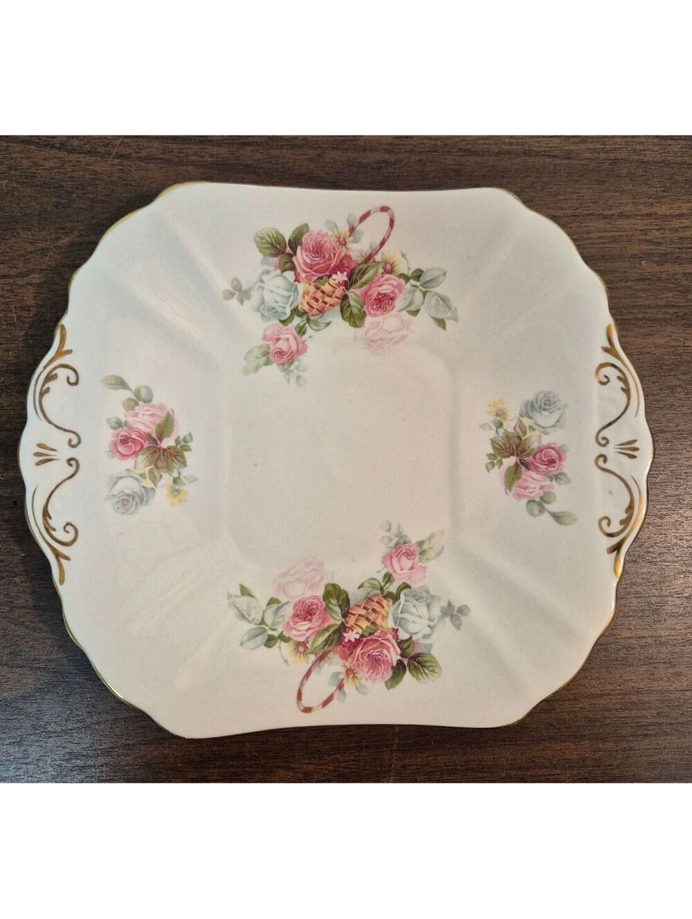 Radfords Bone China Floral Dessert Plate England